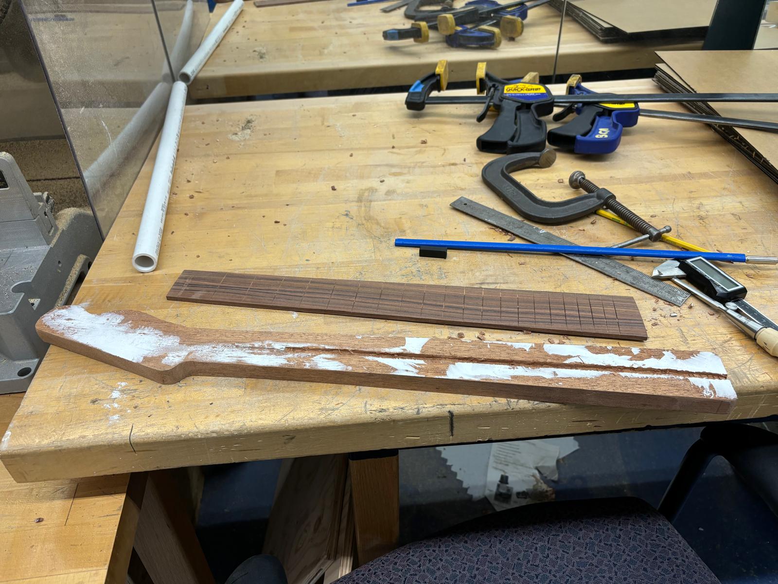 Guitar neck construction